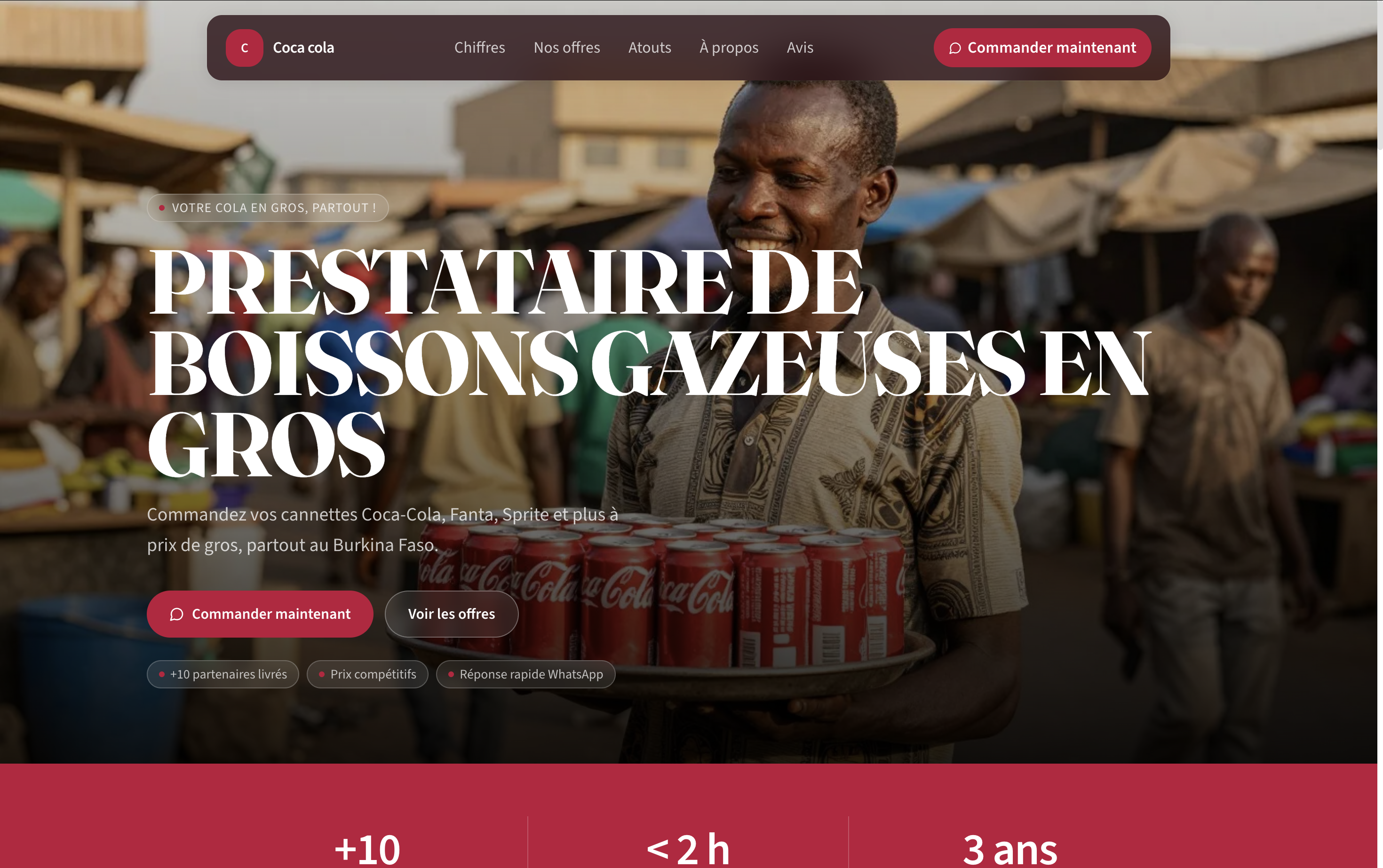 Exemple de site Vytrini