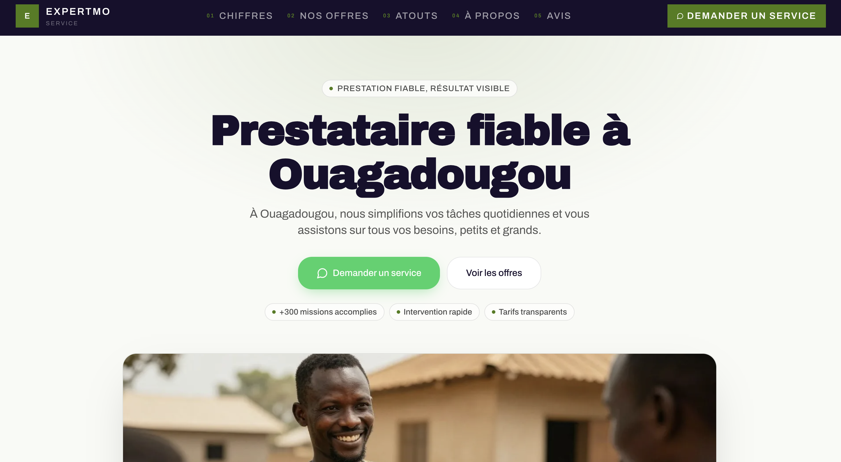 Exemple de site Vytrini