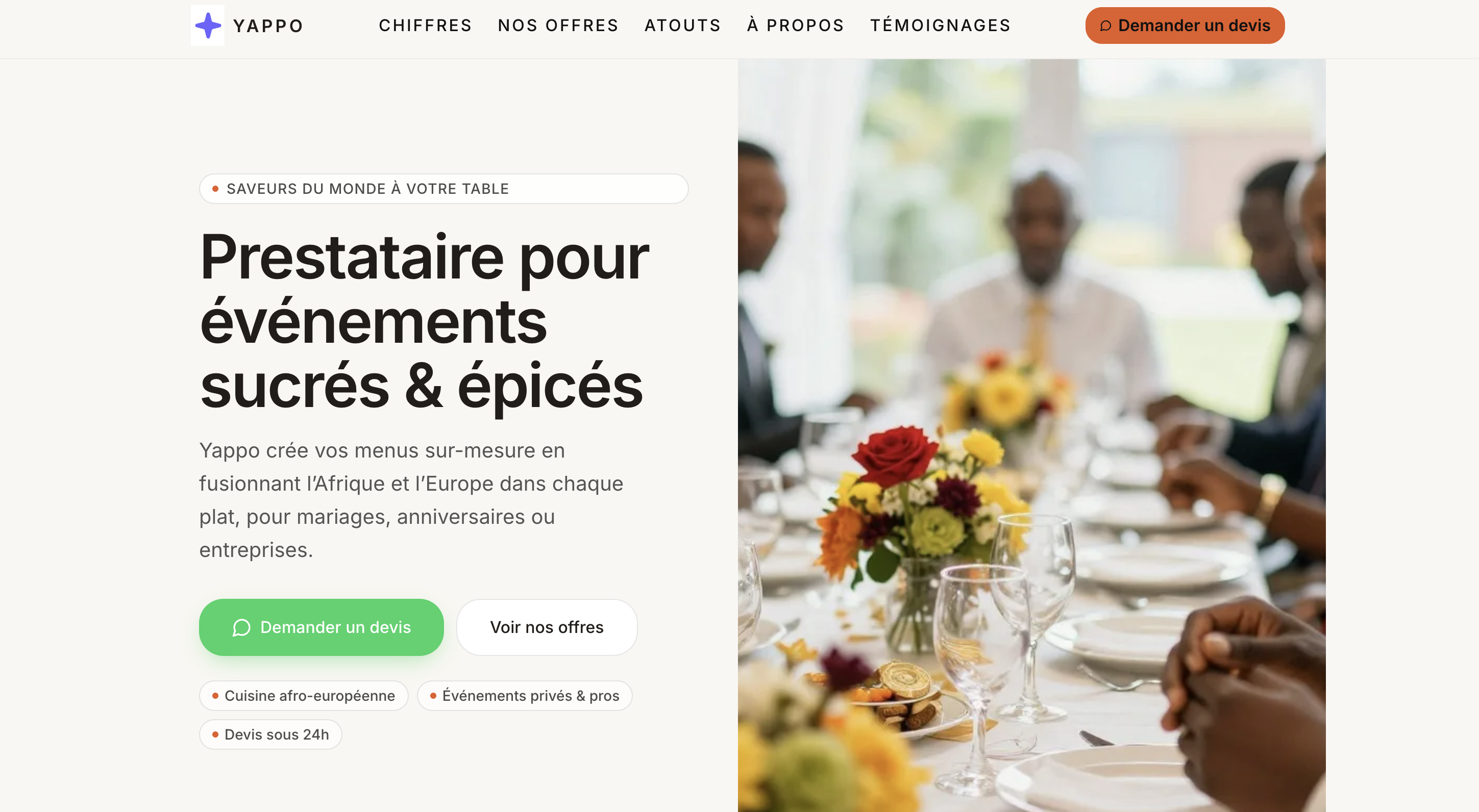 Exemple de site Vytrini