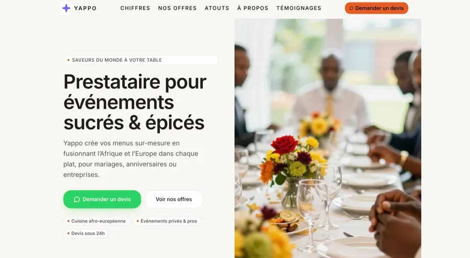 Exemple de site Vytrini
