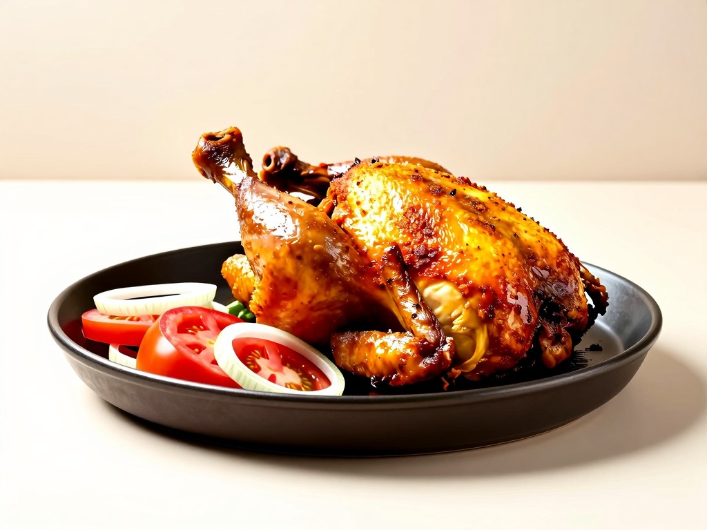 Poulet braisé entier