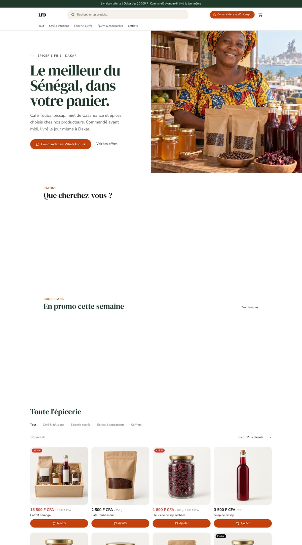 Le Panier de Mariam — Épicerie fine
